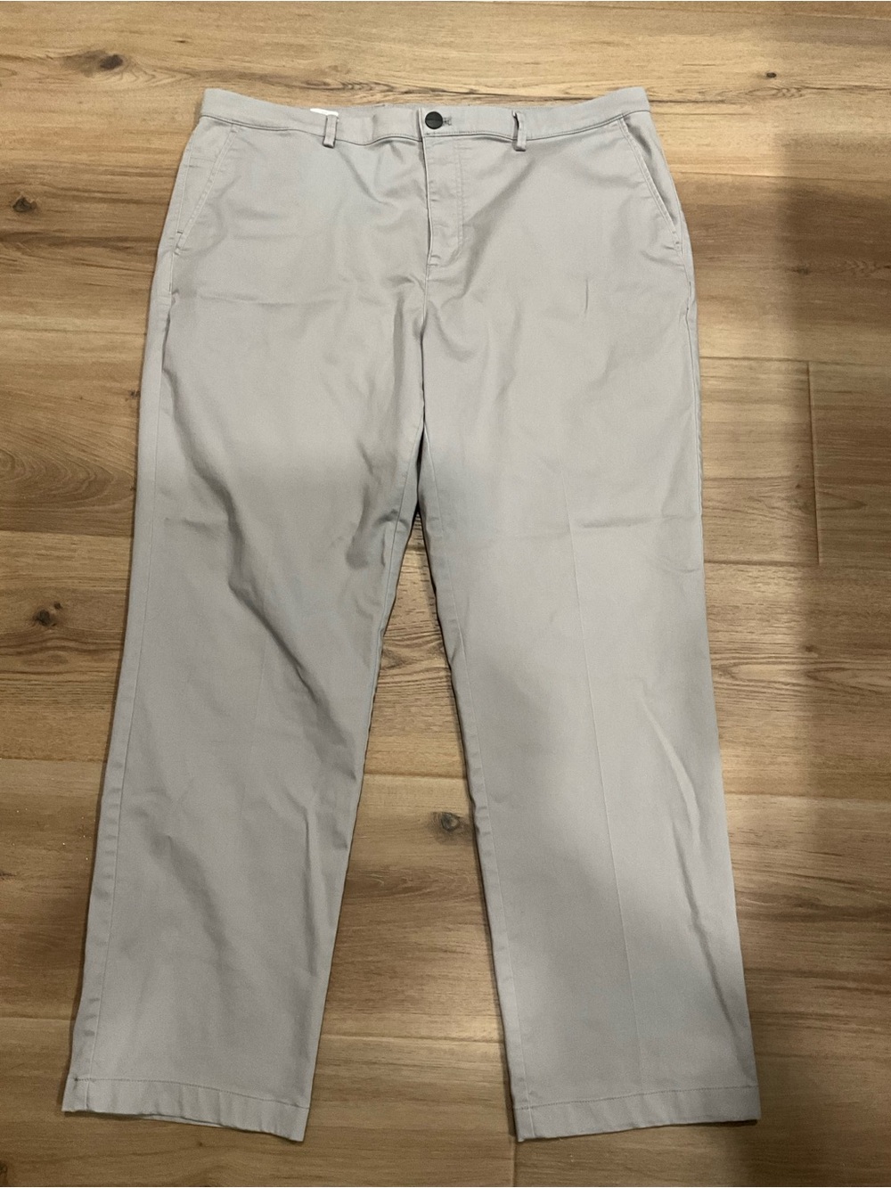 Perry Ellis Light Gray Straight Chinos